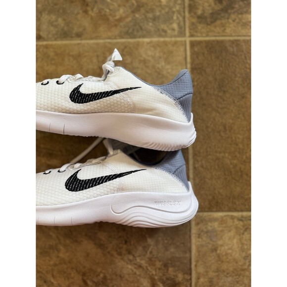 Nike Flex Experience Run 11 Next Nature White Black Ashen Slate Size 10 - Picture 5 of 12